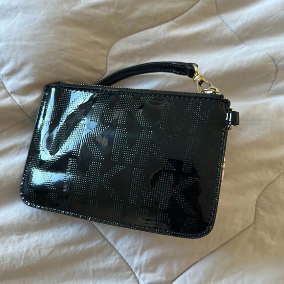 Michael Kors Patent Leather Wristlet - Picture 3 of 8
